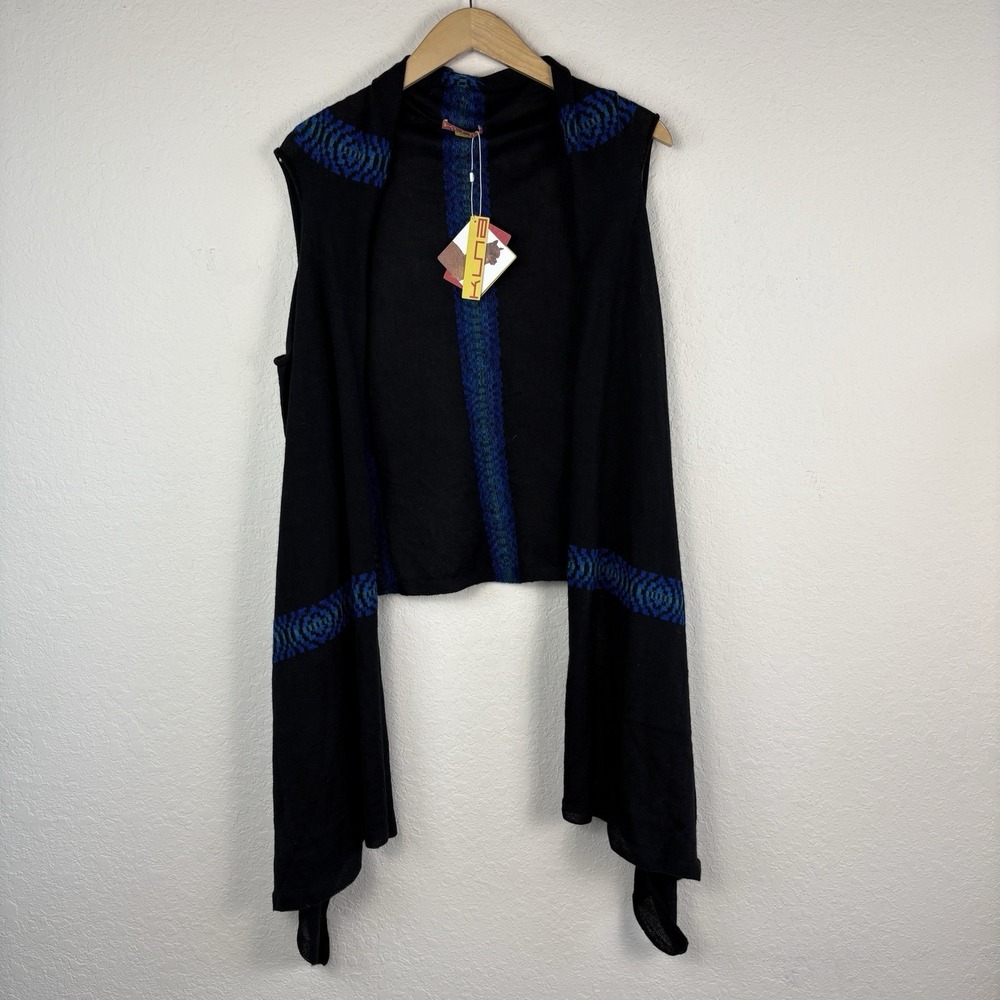 Kuna 100% Alpaca Vest Sleeveless Cardigan Drape Size Small S